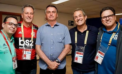 Bolsonaro Flamengo Landim