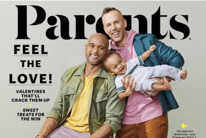 La portada de febrero de la revista Parents.