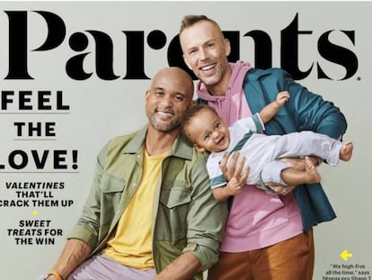 La portada de febrero de la revista Parents.