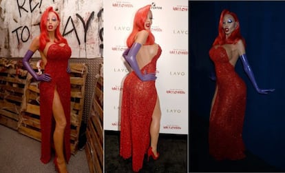 Para su fiesta de 2015, Heidi Klum tiró la casa por la ventana. Un año más, la modelo y presentadora se presentaba a su fiesta totalmente irreconocible, ese año la elección de su personaje fue el explosivo dibujo animado de Jessica Rabbit.