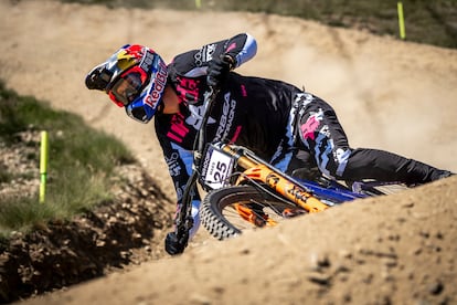 Martin Maes en la prueba de Andorra de la Copa del Mundo 2025. Foto: Kike Abelleira