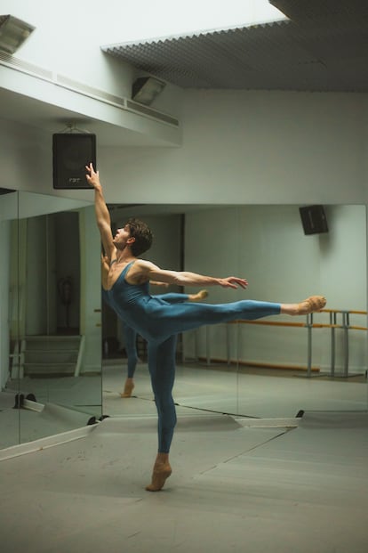 El bailarín Sergio Bernal, fotografiado en su estudio de Madrid.