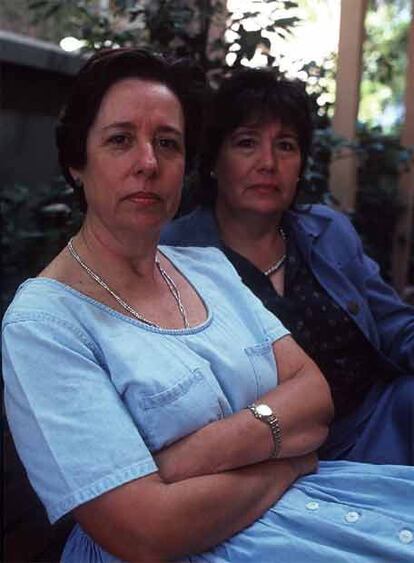 María Angélica Prats (izquierda) y su hermana Sofía.