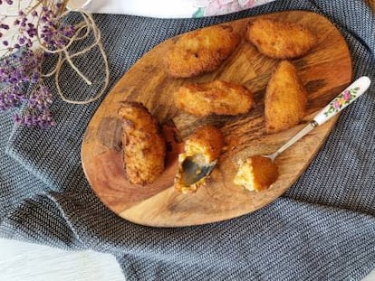 Tigres (mejillones rellenos rebozados)