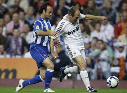 Robben, en el partido ante el Espanyol