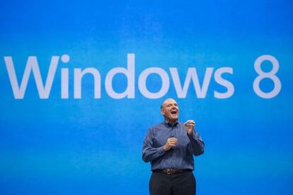 El consejero delegado de Microsoft CEO, Steve Ballmer