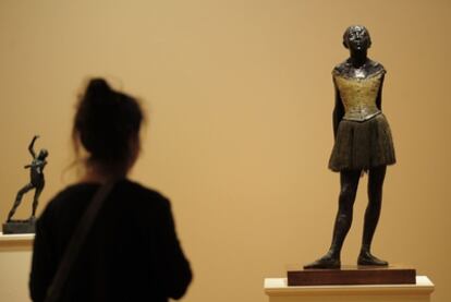 'La pequeña bailarina de 14 años', una escultura de Edgar Degas que se quedó sin vender en la primera subasta importante del otoño neoyorquino.