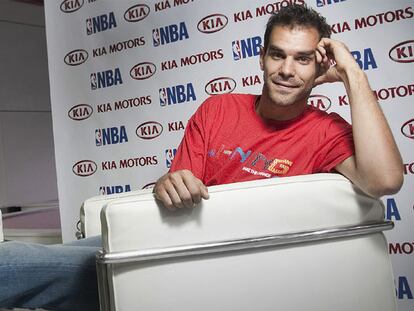 José Manuel Calderón, el pasado viernes en Barcelona.