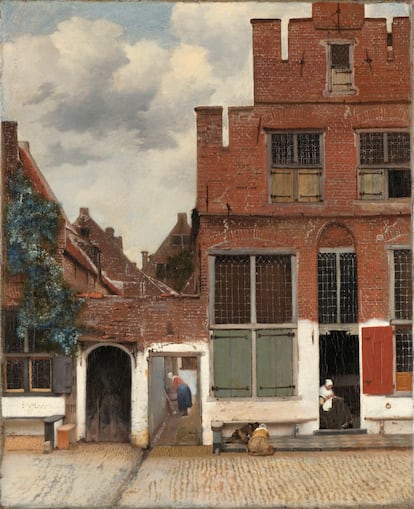 La versión actual de 'La callejuela', de Johannes Vermeer.