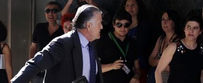 El extesorero entra el pasado junio a declarar en la Audiencia Nacional.