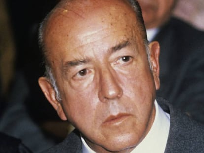 Jos&eacute; Utrera Molina, ministro y vicepresidente en diferentes Gobiernos de Francisco Franco, en una imagen de archivo. 