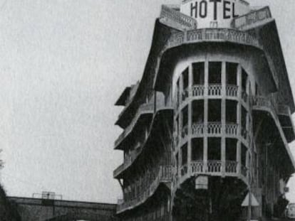 Hotel Belv&eacute;d&egrave;re du Rayon, en Cerb&egrave;re (Francia), fotografiado por Bernard Plossu.