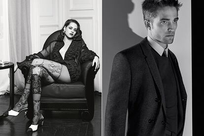 Imágenes de las campañas de Stewart y Pattinson con Chanel y Dior Homme respectivamente.