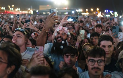 Centenares de personas asisten al concierto de Lana del Rey en el Primavera Sound, el 31 de mayo. 

