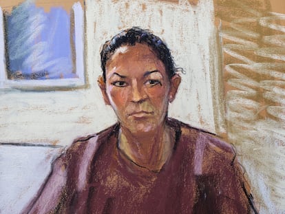 Ghislaine Maxwell, durante una audiencia frente al tribunal de Manhattan, el pasado 14 de julio.