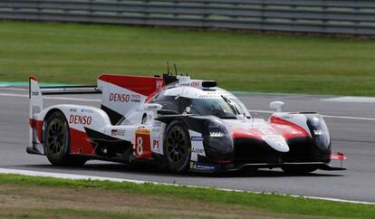 Fernando Alonso, durante las 6 Horas de Silverstone.