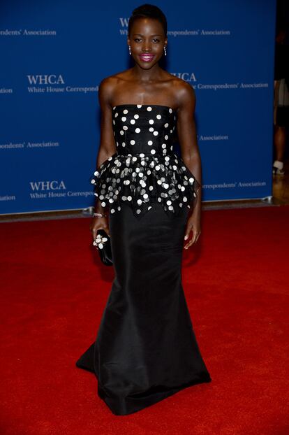 Lupita Nyong'o, de Oscar de la Renta.