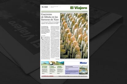 Portada de 'El Viajero' del 10 de agosto de 2002: una ruta por China, desde la antigua capital a las montañas de Guilin.