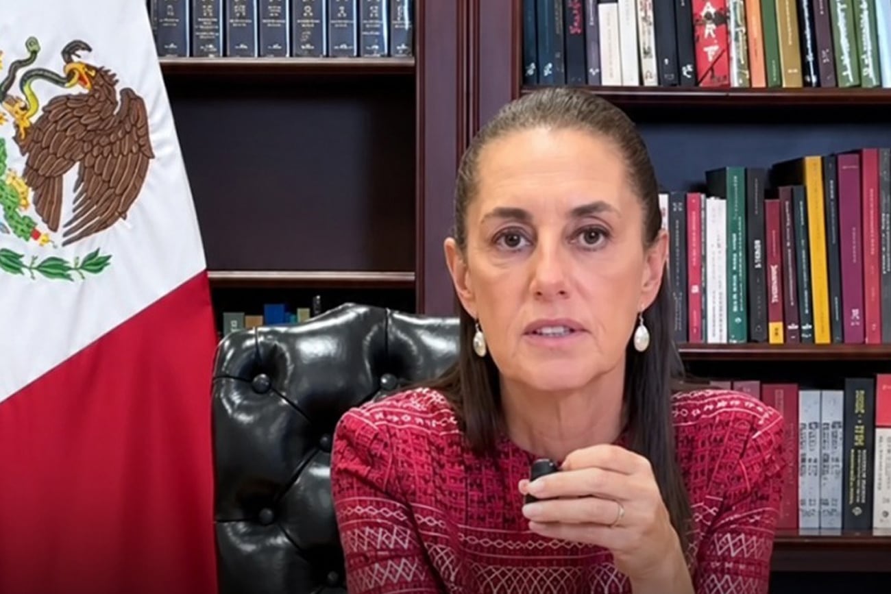 La presidenta Sheinbaum se estrena como ‘streamer’: “Es completamente falso que uso drogas”