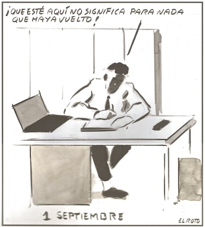 Viñeta de El Roto del 1 de septiembre de 2025