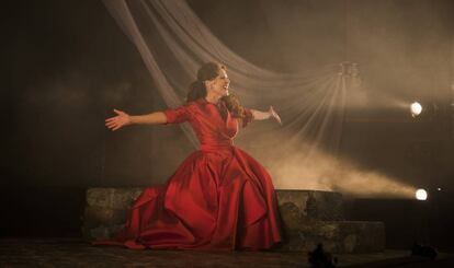 Silvia Mars&oacute; protagoniza en el teatro La Abad&iacute;a el musical 24 horas en la vida de una mujer.