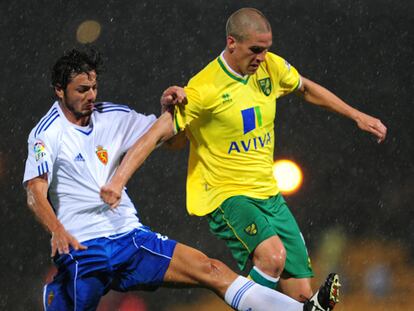 Contini, en el amistoso del miércoles ante el Norwich.