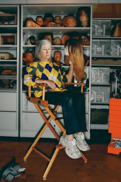 Cindy Sherman en su vivienda-estudio del Soho de Nueva York.