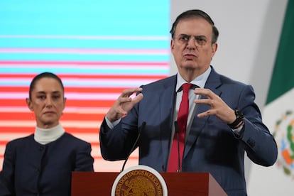 Marcelo Ebrard y Claudia Sheinbaum en una foto de archivo.
