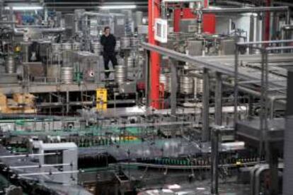 Instalaciones de cervezas de Estrella Galicia en el polígono de La Grela.