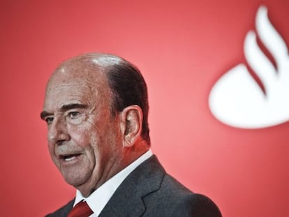 El presidente del Banco Santander, Emilio Bot&iacute;n.