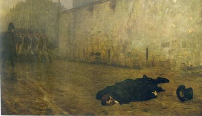 Pintura de Jean-Léon Gérôme sobre l'execució del mariscal Ney.