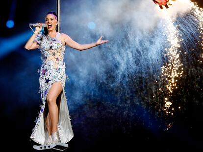 Katy Perry ruge (y vuela) en la Super Bowl