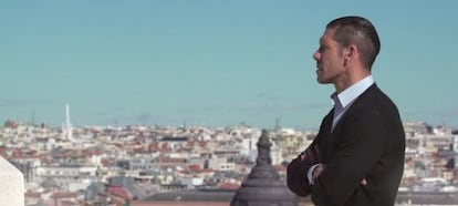 Simeone, en un momento del vídeo.