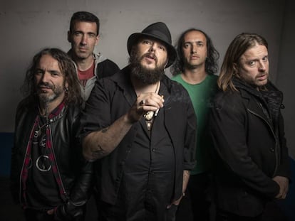 El grupo de 'rock' Marea, en Madrid. 