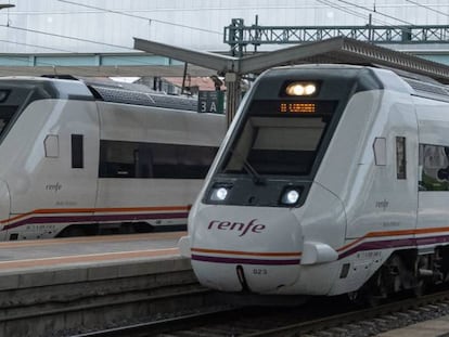 Un tren de Renfe en A Coruña, Galicia. Europa Press