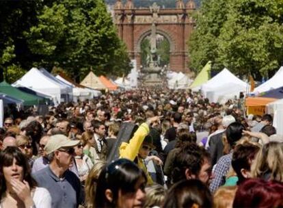 La feria del Día de la Tierra.