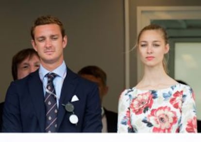 Pierre Casiraghi y Beatrice Borromeo, en M&oacute;naco.