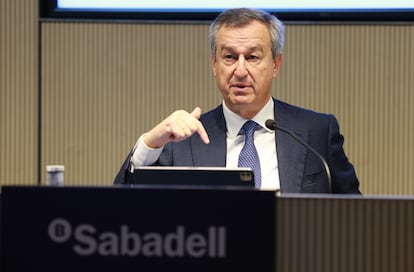 César González-Bueno, consejero delegado de Banco Sabadell.