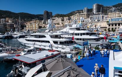 Vista general del Monaco Yacht Show