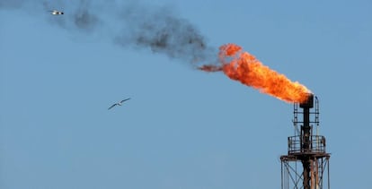 Plataforma petrolífera en el Mar Negro