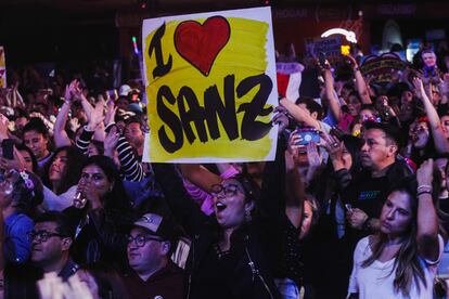 El público durante el concierto de Alejandro Sanz, la noche del domingo 25 de febrero.