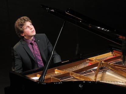 El pianista Jayson Gillham, en un recital en Texas en 2013.