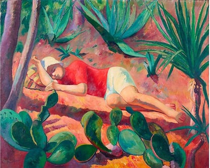 Niño durmiendo, por Henry Manguin (1912).