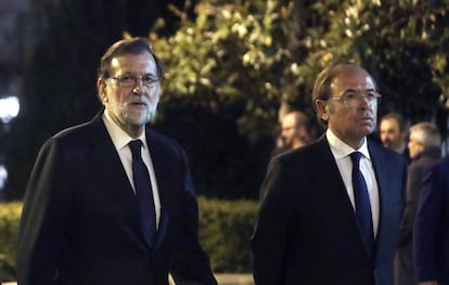 Mariano Rajoy y Pio García Escudero, en una imagen de archivo.