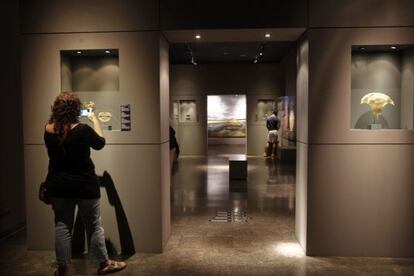 Una de las salas del Museo Barbier Mueller, el &uacute;ltimo d&iacute;a en que estuvo abierto en Barcelona. 