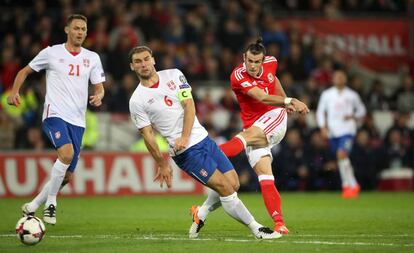 Gol de Gareth Bale a Serbia.