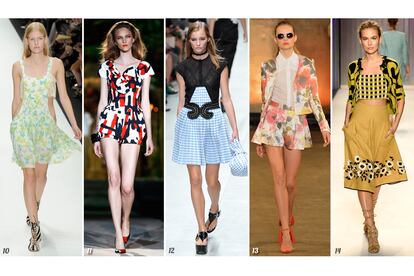 10. Vanessa Bruno. 11. Dsquared2. 12. Carven. 13. Christian Siriano. 14. Tracy Reese.