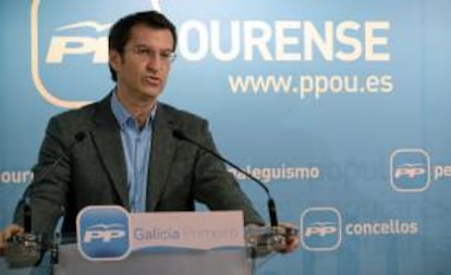 El portavoz del PP de Galicia y presidente electo de la Xunta, Alberto Núñez Feijóo. EFE/Archivo