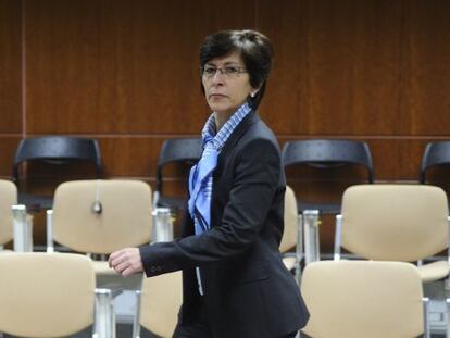 La consejera Estefanía Beltrán de Heredia, este miércoles en el Parlamento