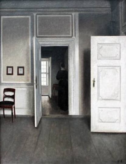 'Interior. Strandgade 30' (1901), del artista danés Vilhelm Hammershoi. 
 